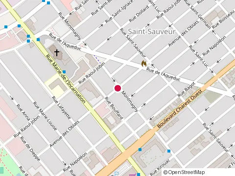 Location of Kanvās Salon&Boutique at 609 Avenue des Oblats, Québec
