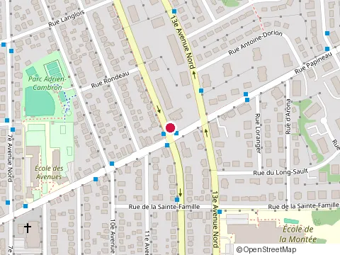 Location of Karage Nintai Inc at 340 12E Ave N, Sherbrooke