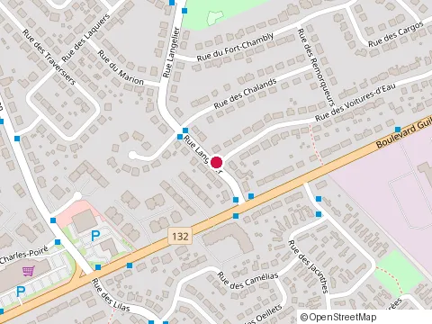 Location of Kenny Leclerc at 709 Rue des Voitures-d'Eau, Lévis