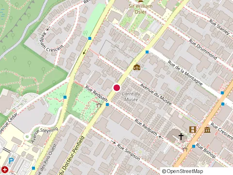 Location of Kenrob Office Services Ltd at 1425 avenue du Docteur-Penfield, Montréal