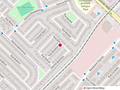 Location of Keveco at 5555 Rue Bisaillon, Brossard