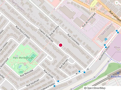 Location of Kevin O'Brien, Attorney at 3075 Rue Somerset, Saint-Laurent