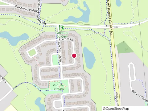 Location of Kheops at 2332 Rue des Pervenches, Longueuil