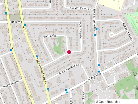 Location of Kiddie Club Daycare at 990 Rue Langevin, Sherbrooke