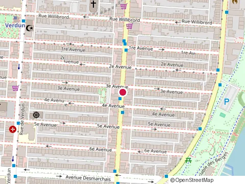 Location of Kim Hoa Restaurant Inc at 4844 Rue Wellington, Verdun