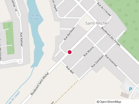 Location of Kimogolf at 80 Rue Baribeau, Trois-Rivières