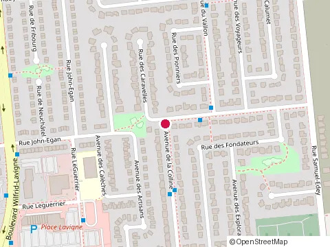 Location of Kindermusic Prelude at 205 avenue de la Colline, Gatineau