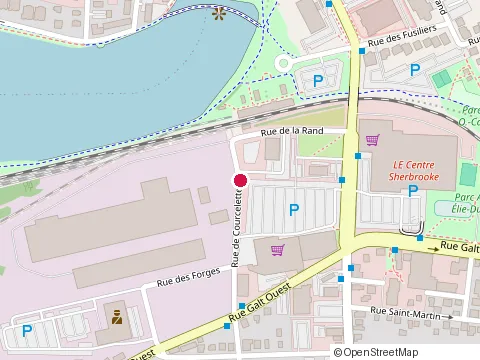 Location of Kinésens - Massothérapie, Kinésithérapie Sherbrooke at 405 de Courcelette, Sherbrooke