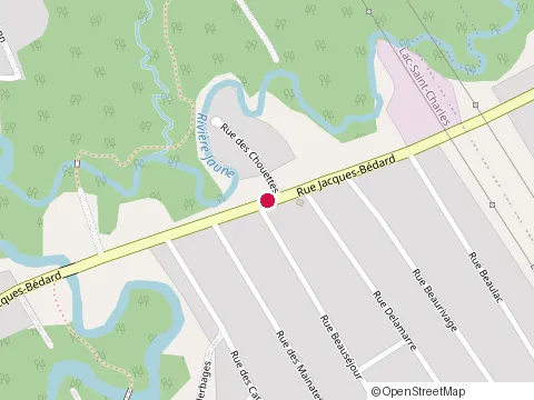 Location of King Beton at 1362 Rue Jacques-Bédard, Québec