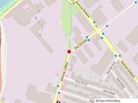 Location of Kingston Byers Inc. at 9100 Elmslie St, LaSalle