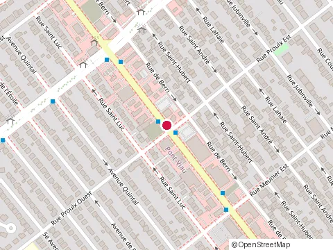 Location of Kiriakis Restaurant at 373 boulevard des Laurentides, Laval