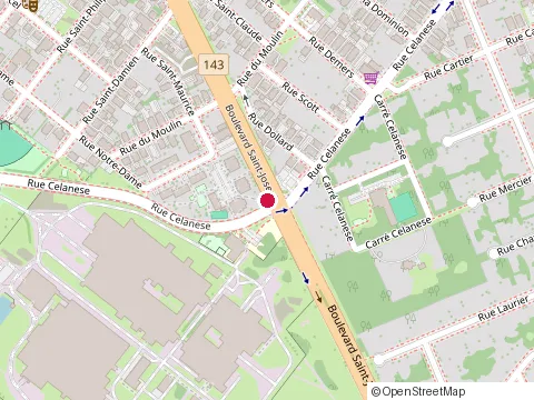 Location of Kirouac Procédés Polymères at 2575 Bd Saint-Joseph, Drummondville