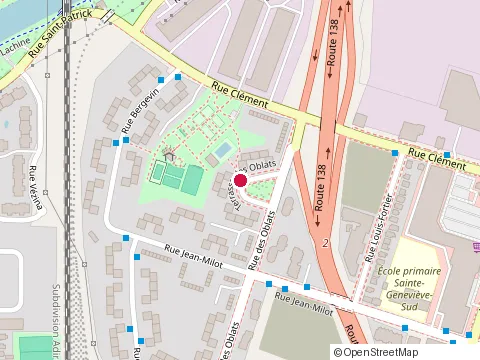 Location of Kma Construction at 412 Rue des Oblats, Montréal