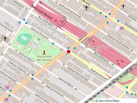 Location of Kmm Auto Service at 2100 Avenue Girouard, Montréal