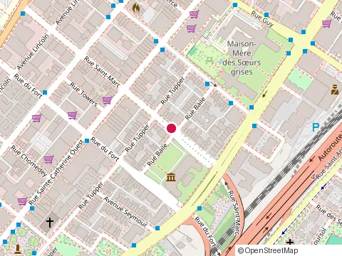 Location of Koja Sphere Plants at 1245 Rue Saint-Marc, Montréal