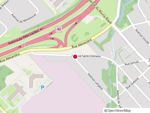 Location of Koncret at 2590 Rue Clément, Québec