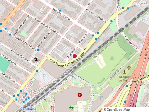 Location of Kortes-Papp Victoria at Catherine O, Westmount