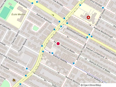 Location of Kourosh Renovation Inc. at 5385 avenue Prince-Of-Wales, Montréal
