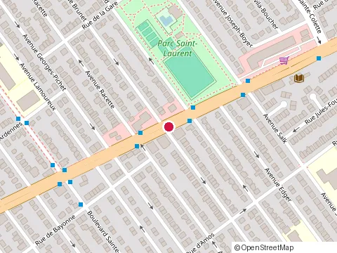 Location of Kovest Resto at 5158 Boulevard Henri-Bourassa E, Montréal-Nord