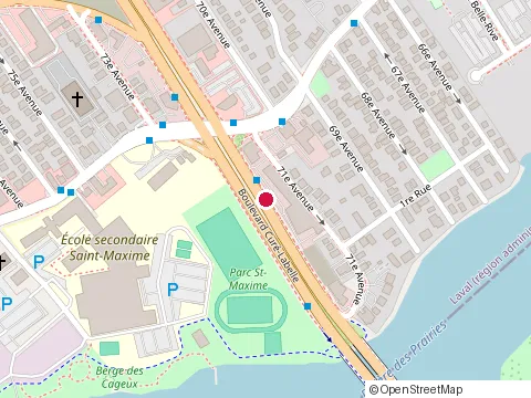 Location of Kozatika at 163-B Bd Curé-Labelle, Laval