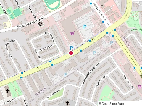 Location of Kreyol (Pierrefonds) at 11695 Pierrefonds Blvd., Québec