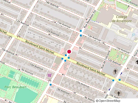 Location of Kryïvka au Beaubien at 3260 Rue Beaubien E, Montréal