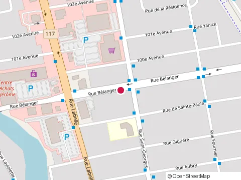 Location of Ksl Auto at 197 Rue Bélanger, Saint-Jérôme