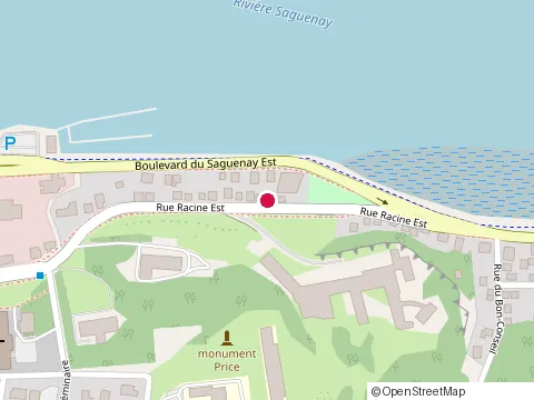 Location of Kung Fu Saguenay at 497 Rue Racine E, Chicoutimi