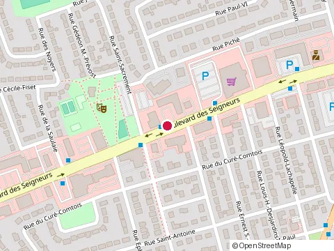 Location of Kurt Restaurant at 951 boulevard des Seigneurs, Terrebonne
