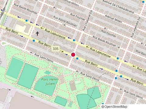 Location of Kyodan Karate at 9485 Rue Berri, Montréal