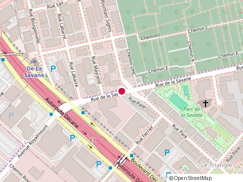 Location of l & d Maîtres de la Construction at 5177 Rue de la Savane, Montréal