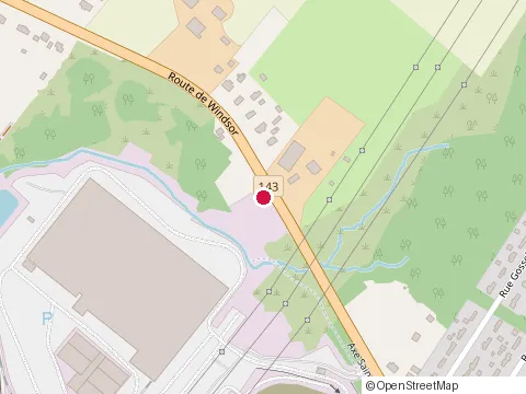 Location of l Mini Excavation at 451 route de Windsor, Sherbrooke