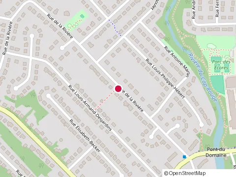 Location of l' Art de la Pierre 2005 Inc. at 1010 Rue de la Rivière, Québec