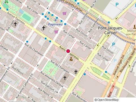 Location of l'Antre Bbq&Grill at 1301 avenue Papineau, Montréal