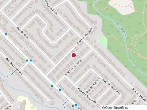 Location of l’Artisterie at 929 A Rue des Poiriers, Lévis