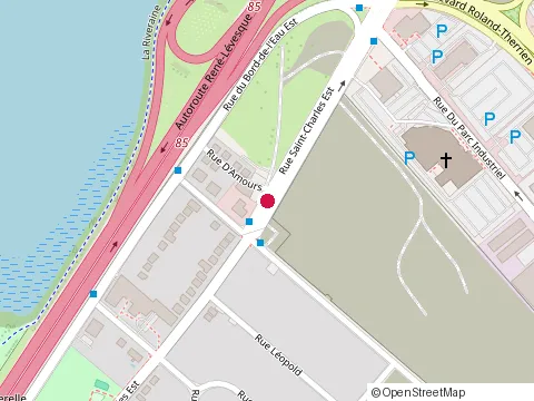 Location of l'Autre Maison Perinatal Centre at 575 Rue Saint-Charles E, Longueuil