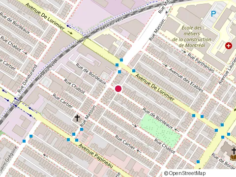 Location of l'Échappée Escalier Contemporain Enr at 2-5115 Rue de Bordeaux, Montréal