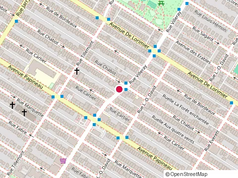 Location of l'Ecole des Chiots at 1973 de Villiers, Montréal