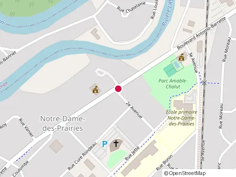 Location of l'Encadreuse at 128 boulevard Antonio Barrette, Notre-Dame-des-Prairies