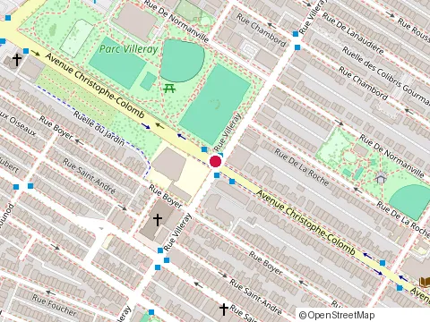 Location of l'Entrepreneur General Inc at 7486 avenue Christophe-Colomb, Montréal