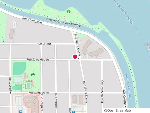 Location of l'Envole at 25, Rue Saint-Hubert, Saint-Jean-sur-Richelieu
