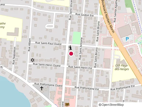 Emplacement de l'Envolée, Ressource Alternative en Santé Mentale au 53 Rue St Antoine, Sainte-Agathe-des-Monts