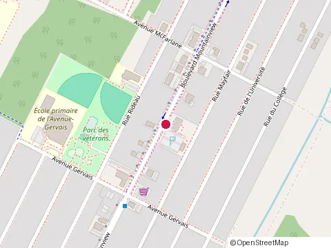 Location of l'Escale Détente Anick Laflamme at Bd Mountainview Saint-Hubert 3355, Saint-Hubert