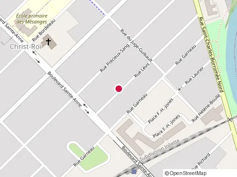 Location of l’Excentrique at 395 Rue Flavie Poirier #302, Saint-Charles-Borromée