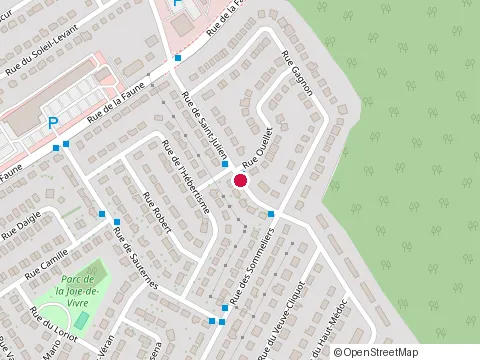 Location of l'Haie Entretien-Taille de Cèdres at 6823 Rue des Sommeliers, Québec