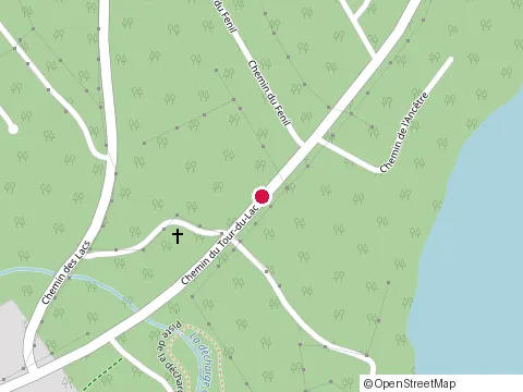 Emplacement de l’Îlot Repère Gourmand au 99 chemin du Tour-du-Lac, Lac-Beauport