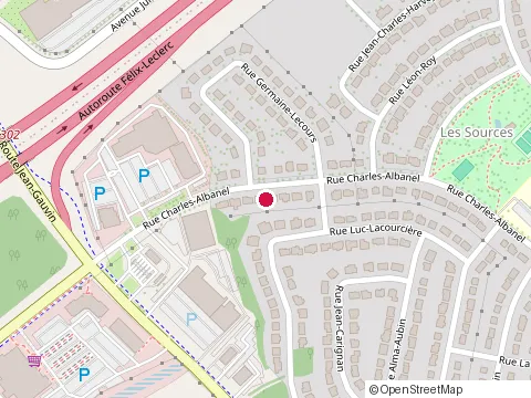 Location of l'Immédia Resto-Pub at 1221 Rue Charles Albanel, Québec