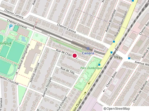 Location of l'Ombriere at 7305 Rue de Chambois, Montréal