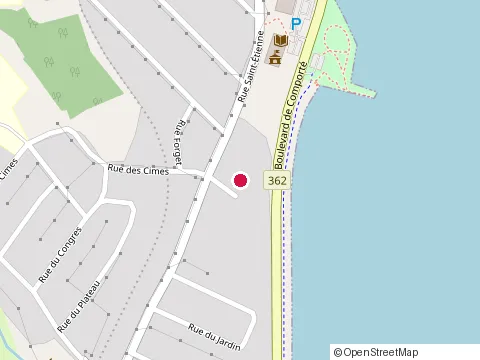 Location of l'Orchidée at 439 Rue St Étienne, La Malbaie