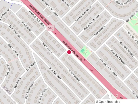 Location of L2 Toiture at 738 avenue du Brabant, Québec